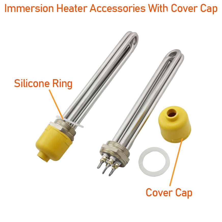 3kw/6kw/9kw/12kw/15kw Electric Industrial Tubular Immersion Water Heater For Liquid Heating Element - Imagem 3