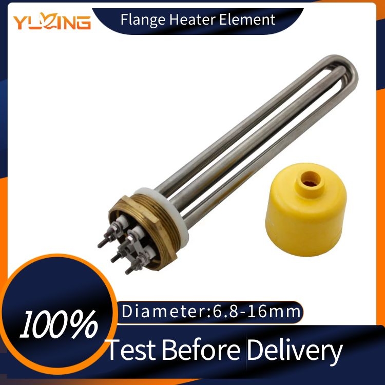 3kw/6kw/9kw/12kw/15kw Electric Industrial Tubular Immersion Water Heater For Liquid Heating Element - Imagem 5