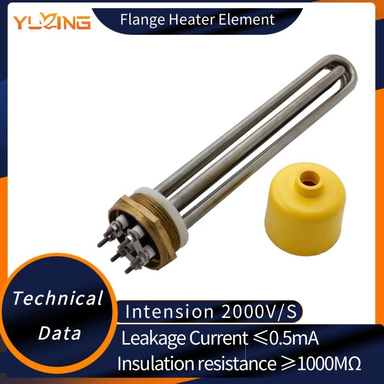 120V 240V 480V Heat Water Flange Immersion Heater Element - Imagem 6
