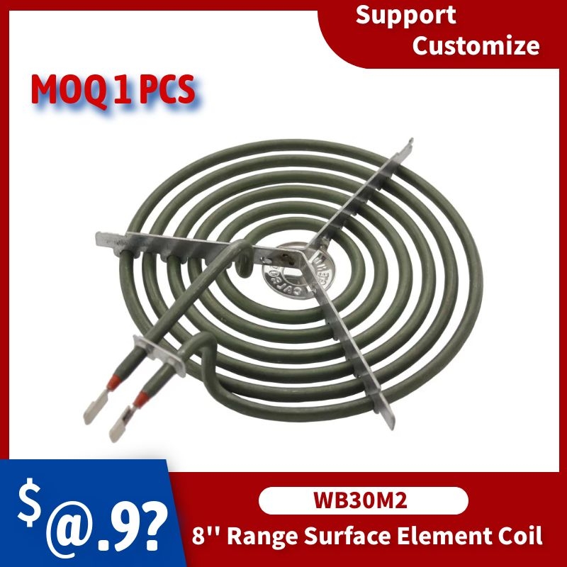 Električni plamenik Element četiri 4 Unit Set Kit WB30M1 WB30M2 OVEN HEATING ELEMENT - Image 2