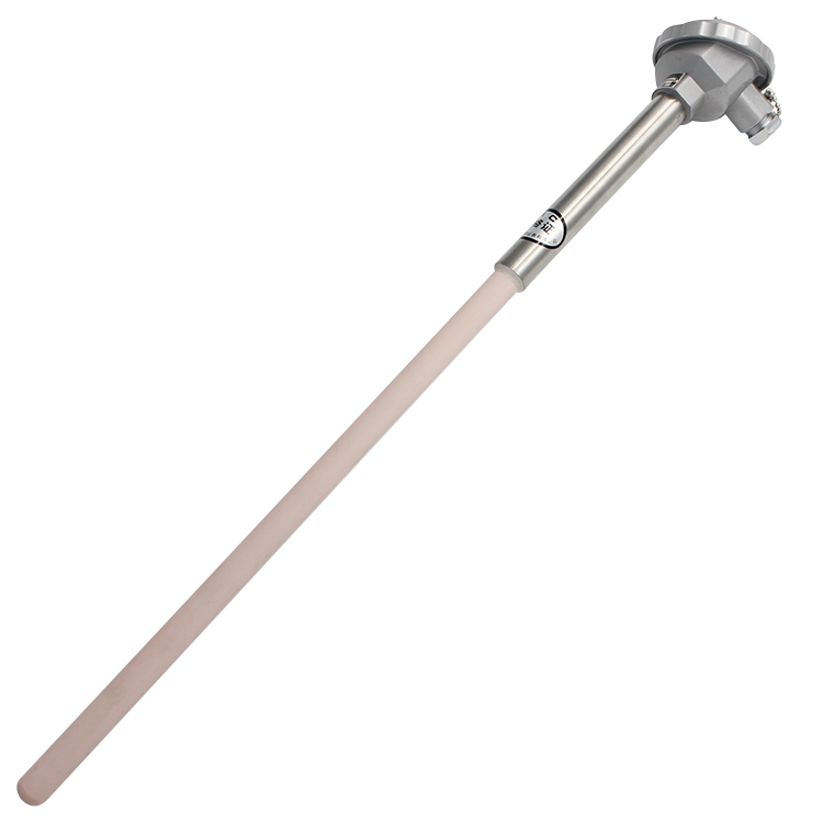 High Temperature Thermocouple S/R/B Platinum Rhodium Thermocouple with Corundum Tube