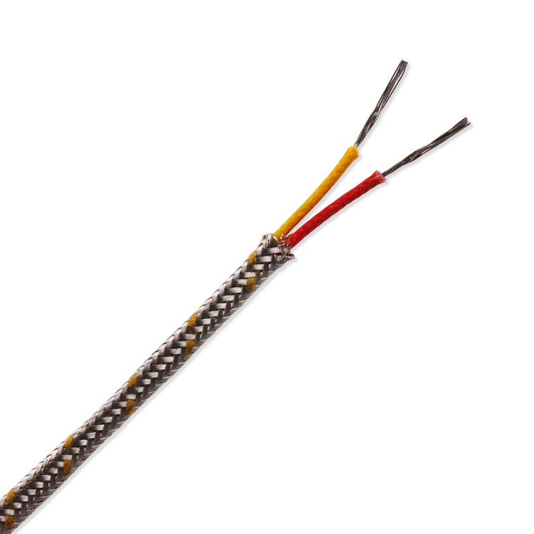 Type JX Fiberglass Insulation Shield Cable Thermocouple Wire High Temperature Sensor Wire - Kép 2
