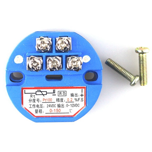 PT100 Temperature Sensor Probe Transmitter -50-100C Output 4-20mA 24VDC - Image 5