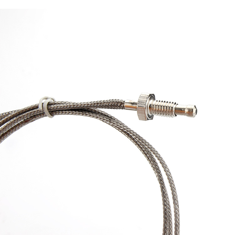 Thermocouple M6 M8 threaded thermal resistance temperature sensor probe K type 1M - Imagem 5
