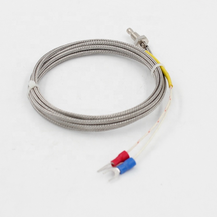 1/6 Thread M6 Screw Probe Thermocouple Temperature Sensor Type K Cable 2M 0-600 - Image 3