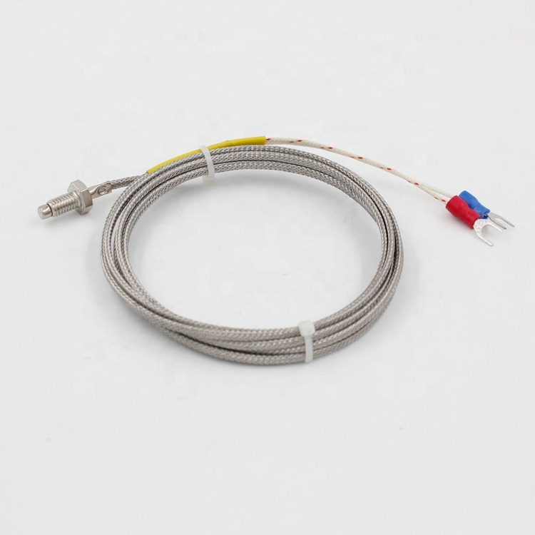 1/6 Thread M6 Screw Probe Thermocouple Temperature Sensor Type K Cable 2M 0-600 - Image 5