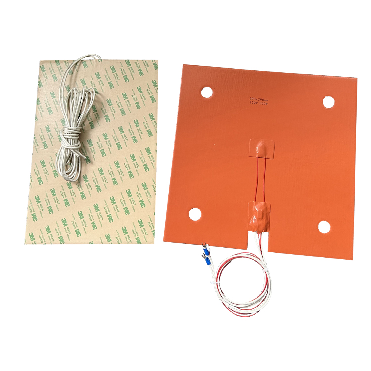 Silicone portable car battery heater 220v electric 600w silicone rubber heater pad - Image 3