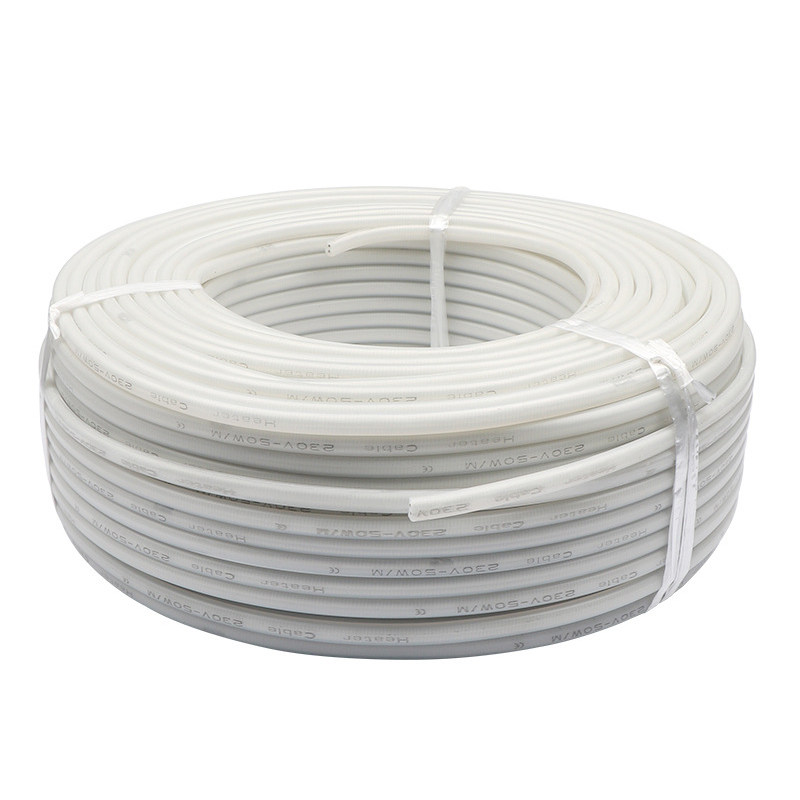 40W/M Transparent Silicone Rubber Constant Power Heating Cable for Gutters