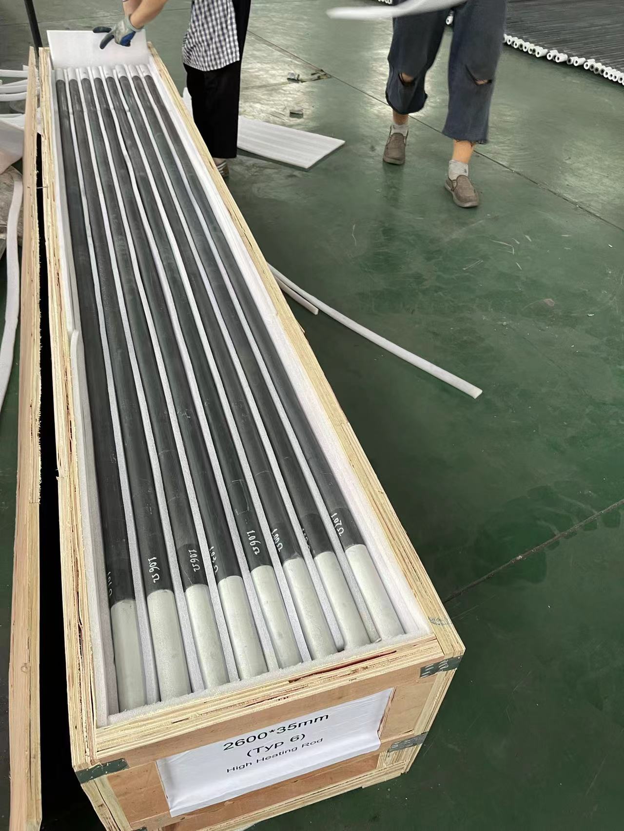 1625C Wear Resistant Gun Type Silicon Carbide Rod Heating Element For Electric Furnace - Image 4