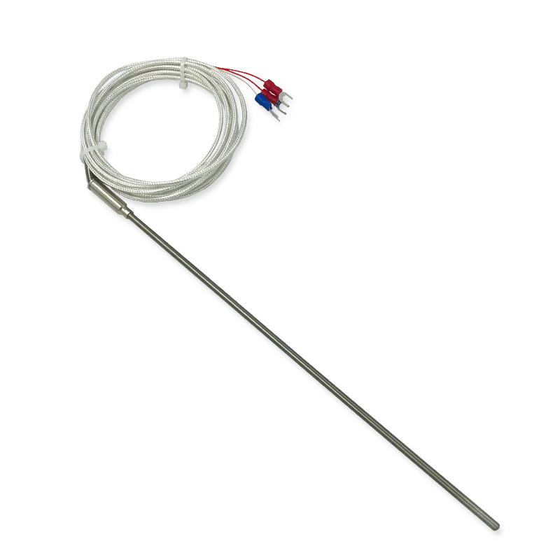 K/J/PT100 type Flexible Thermocouple Sensor Probe with Insulated High Temperature Lead Wire - Image 2