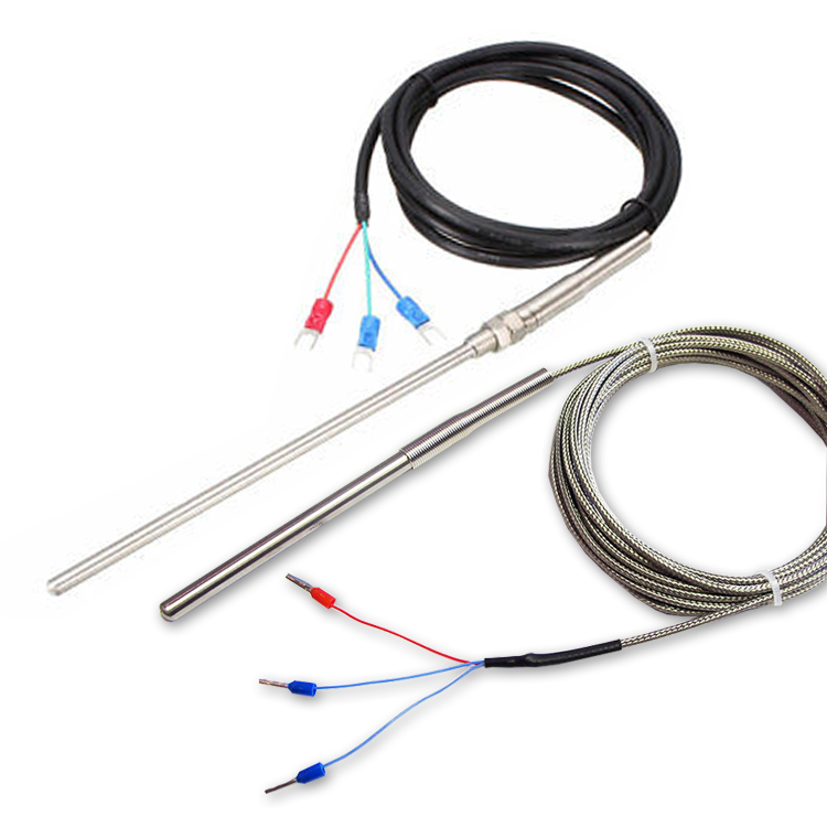K/J/PT100 type Flexible Thermocouple Sensor Probe with Insulated High Temperature Lead Wire - Image 6