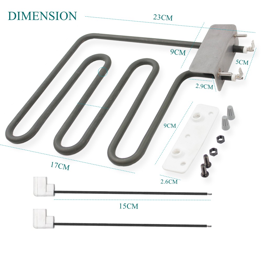 1200W Heating Element for Electric Smoker Oven Parts for Smoking and Cooking - Image 6