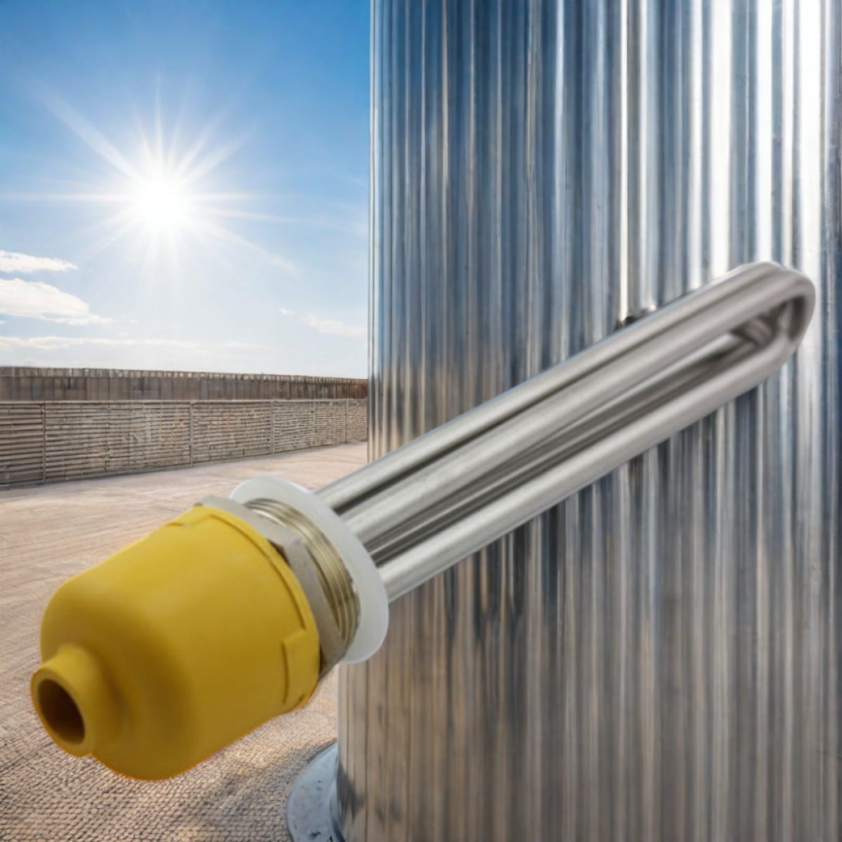 Stainless Steel 9KW Immersion Heater Element Electric For Industrial Use In Manufacturing Plants Machinery - Image 4
