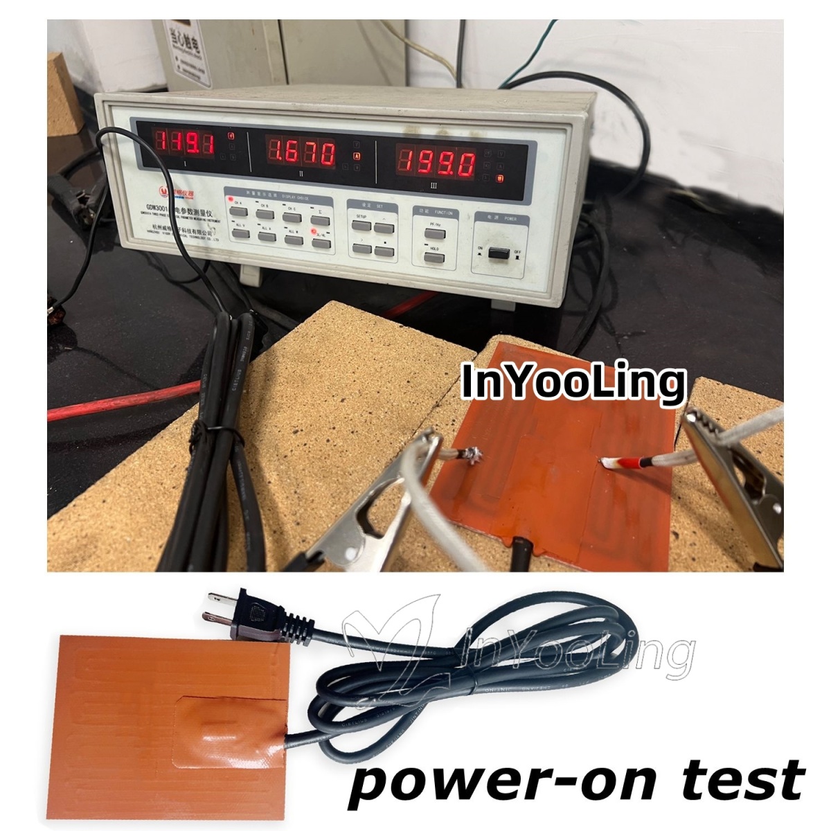 Factory direct sales 120v 5 * 4 inches silicone rubber heating pad electric heater heating pad - Image 4