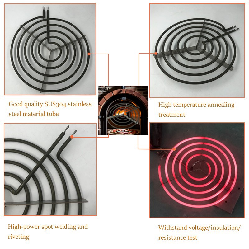 WB30M1 & WB30M2 Electric Range Burner Element Set Replacement for GE Hotpoint Range Electric Range Stove - Image 6