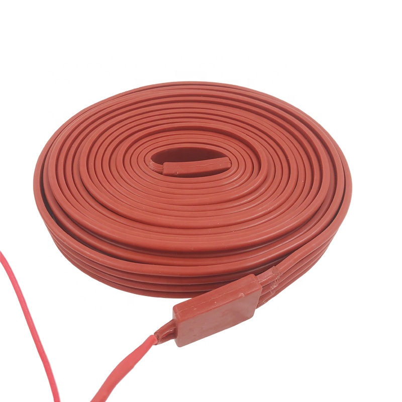220v 100w electric heating element belt flexible silicone rubber pipe heater with thermostat - Bild 4