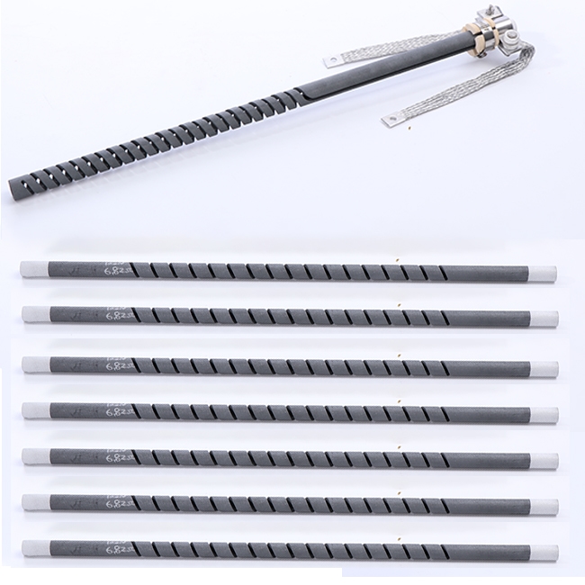 1625C 1500C High Density Spiral Rod Sic Heating Element Silicon Carbide Rod For Furnace Sic Heater Electric - Image 5