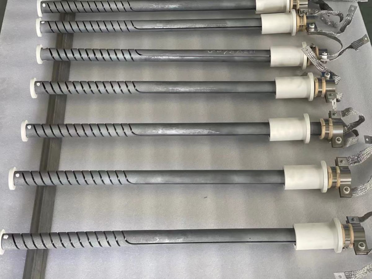 1625C Hot Selling Double Spiral Electric Furnace Heating Element Sic Heat Exchanger - Image 6