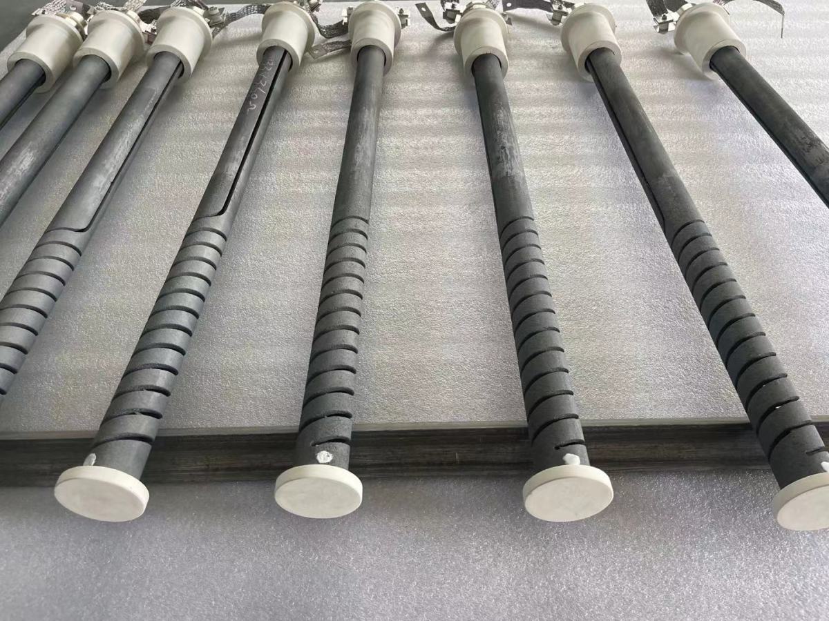High temperature heating elements for ovens sic electric heating spiral silicon carbide heating elements - Image 3