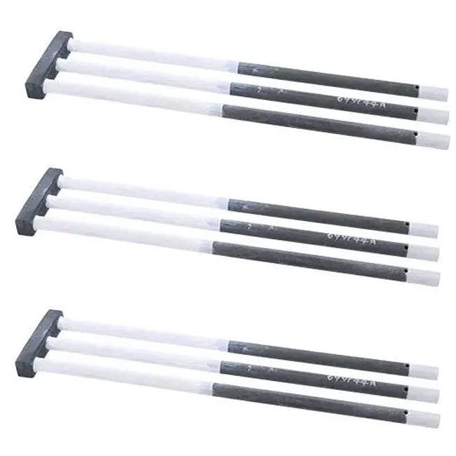 3-phase W-shaped silicon carbide float glass heater for tin bath