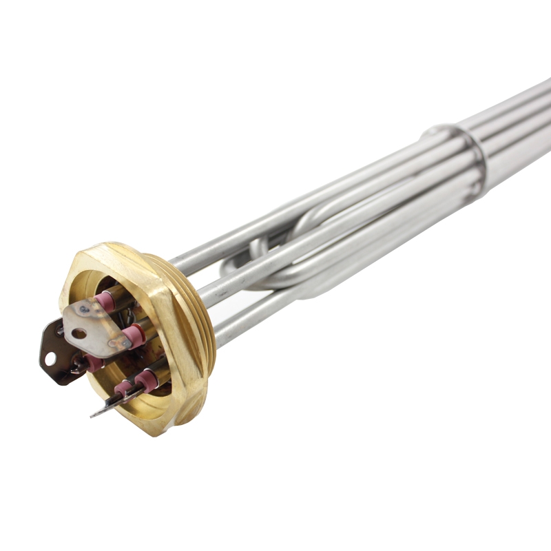 Industrial Electric 3 phase Immersion Tubular Hot Water Heating Element boiler Flange Heater Element
