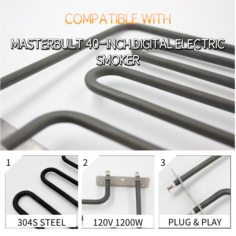 120V 1200W Electric Smoker Heating Element Replacement for Household Use - Image 5