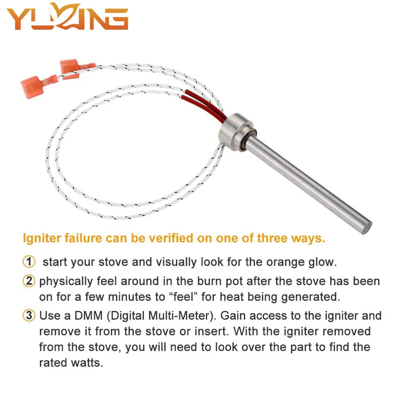 St. Croix Replacement Pellet Stove Igniter Stainless Steel with Heating Wire - Image 6