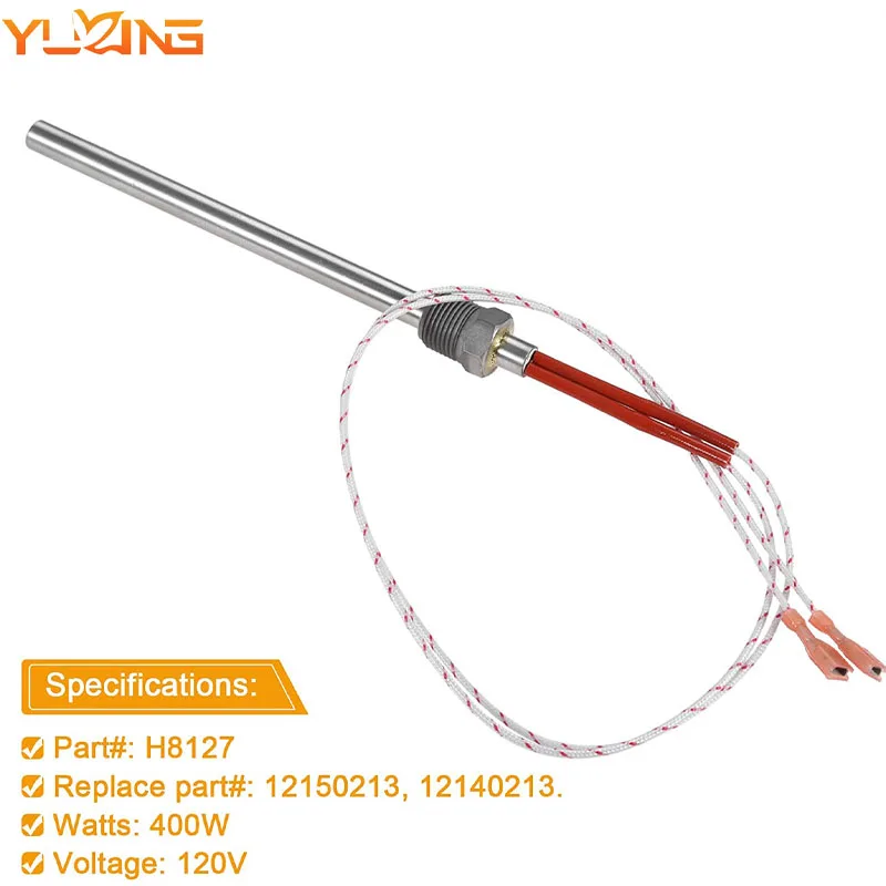 Whitfield & Lennox Stainless Steel Threaded Pellet Stove Igniter New Hot Rod with Heating Wire for Home Farm Restaurant Use - Image 3