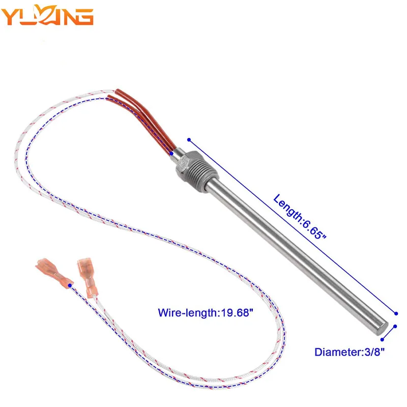 Whitfield & Lennox Stainless Steel Threaded Pellet Stove Igniter New Hot Rod with Heating Wire for Home Farm Restaurant Use - Image 5