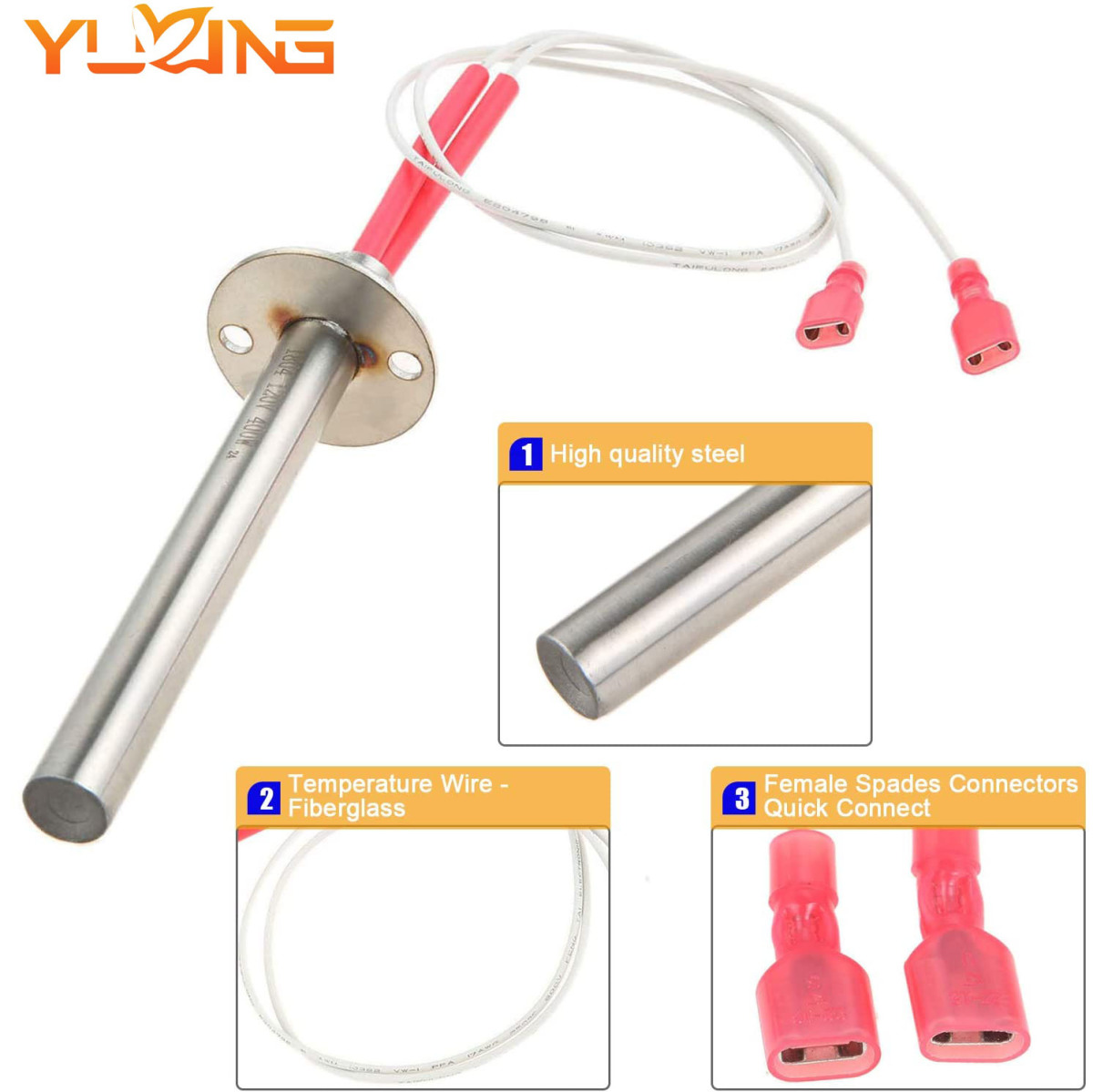 Compatible Igniter 50-619 Stainless Steel Heating Equipment Accessory Enviro Vistaflame Pellet Stove Featuring New Heating Wire - Image 6