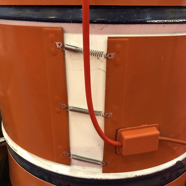 1740x250mm 200 liter temperature control electric band heating element flexible silicone oil drum electric heater - Image 6