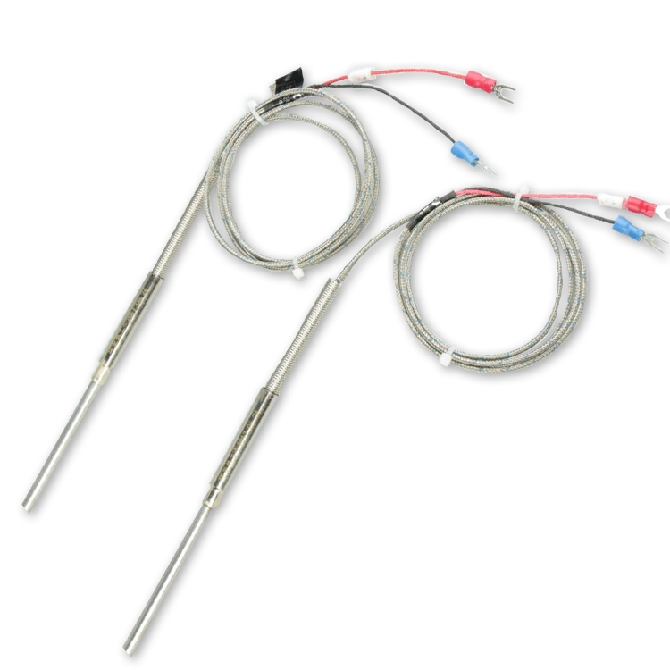 temperature sensor 6*76.2mm pt100 thermal resistance rtd with 1/2" npt connector