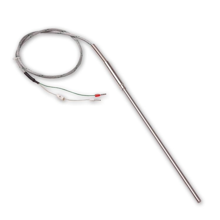 temperature sensor 6*76.2mm pt100 thermal resistance rtd with 1/2" npt connector - Pilt 3