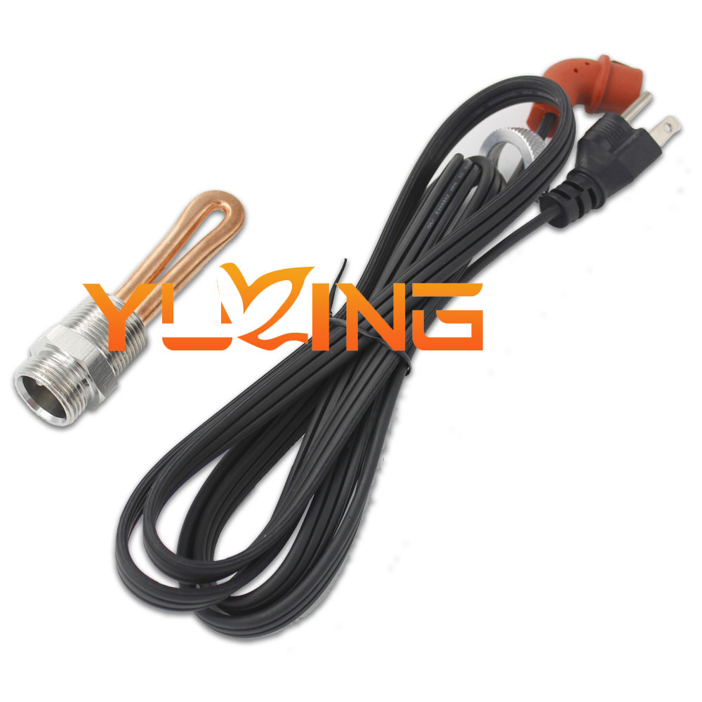 3500022 Engine Block Heater 3/4" NPT Thread | CE Approved | 120 Volts | 750 Watts - Image 2