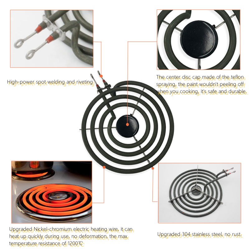 6-Inch Universal Surface Range Element for Cooktop Parts MP15YA - Изображение 5