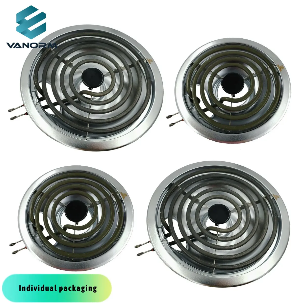 MP22YA Stove Burner Element Replacement Set & Whirlpool Drip Pans, Perfectly Fit Whirlpool Electric Range Stove Top