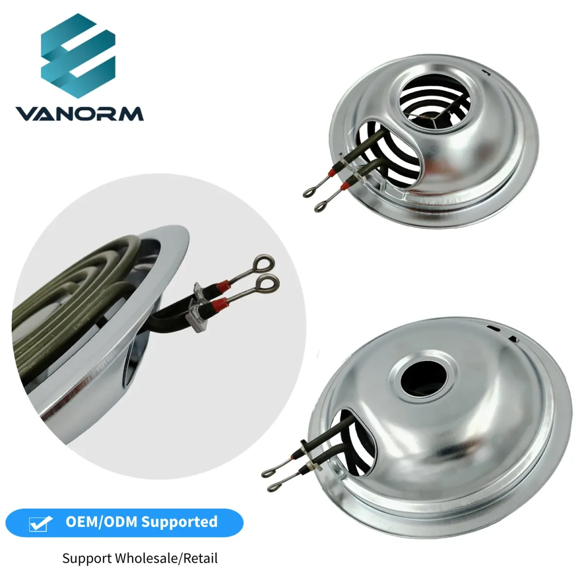MP22YA Stove Burner Element Replacement Set & Whirlpool Drip Pans, Perfectly Fit Whirlpool Electric Range Stove Top - Bild 3