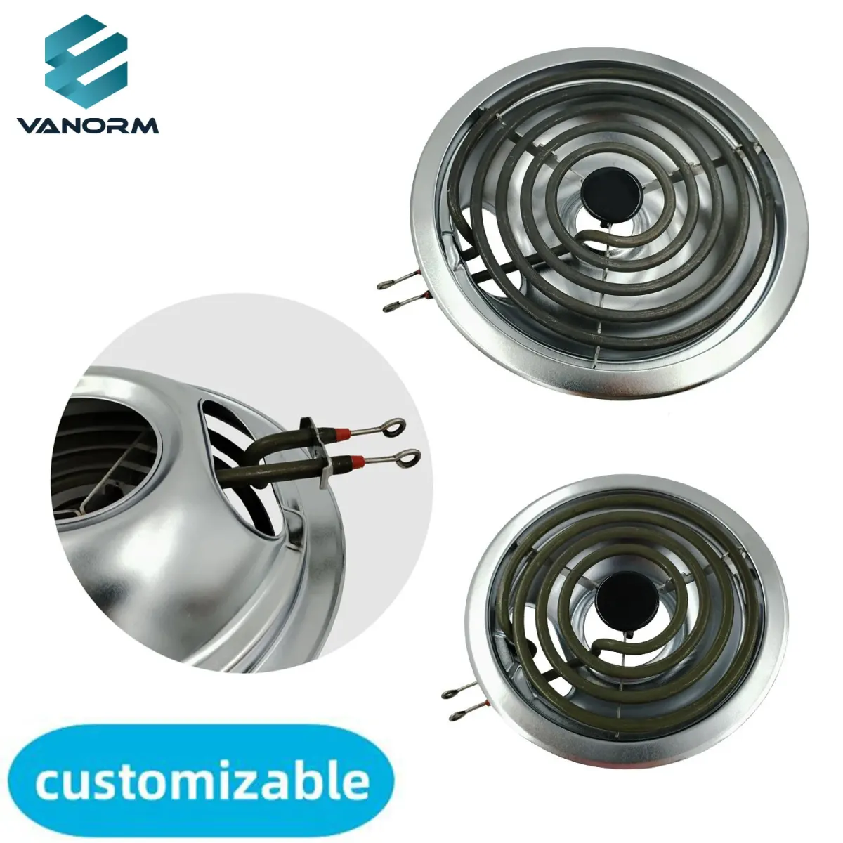 MP22YA Stove Burner Element Replacement Set & Whirlpool Drip Pans, Perfectly Fit Whirlpool Electric Range Stove Top - Bild 4