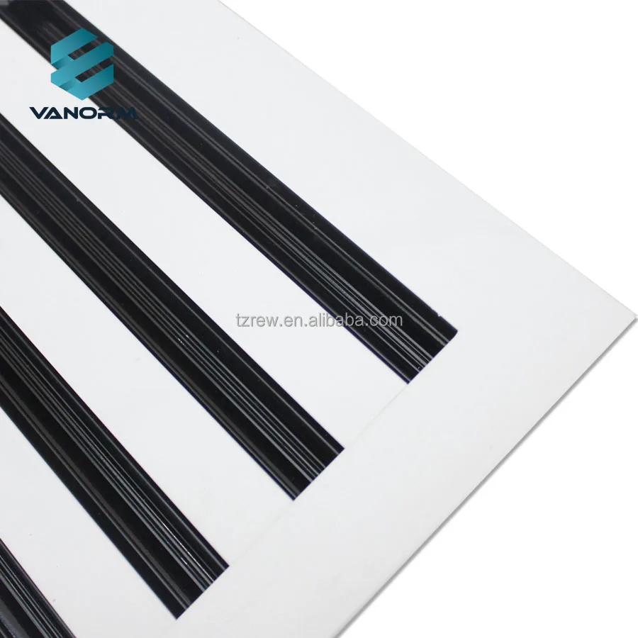 12x12 Modern AC Vent Cover Decorative White Aluminum Alloy Air Diffuser Standard Linear Slot-for Home or Office - Image 4