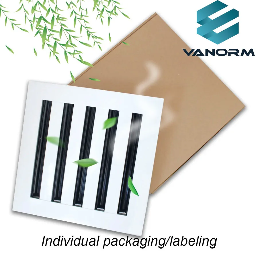 10x10 Modern AC Vent Cover Decorative White Aluminum Alloy Heating Cooling Register Grille for Ceiling Walls Floors - Image 4