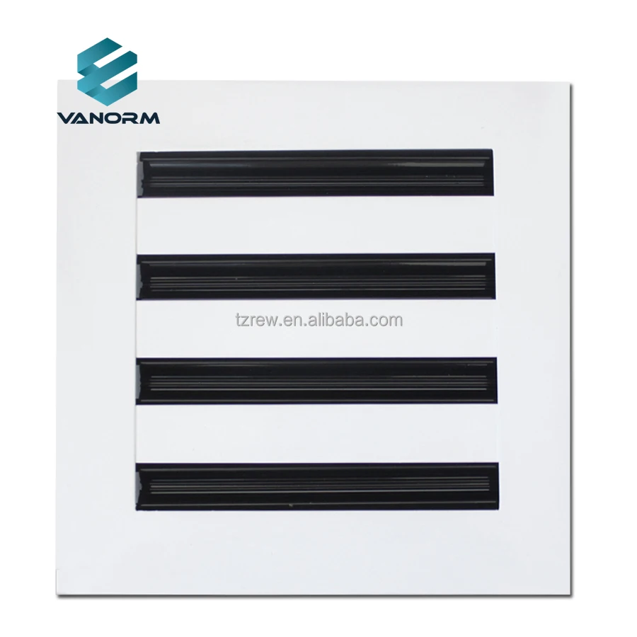 8x8 Modern AC Vent Cover Decorative Write Air Register Grille for Ceiling Standard Linear Slot Diffuser - Imagem 5