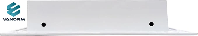 Modern AC Vent Cover 14x8 White Aluminum Alloy Plastic Air Register Grille for Ceiling Walls Floors Square Shape for Office Use - Image 3