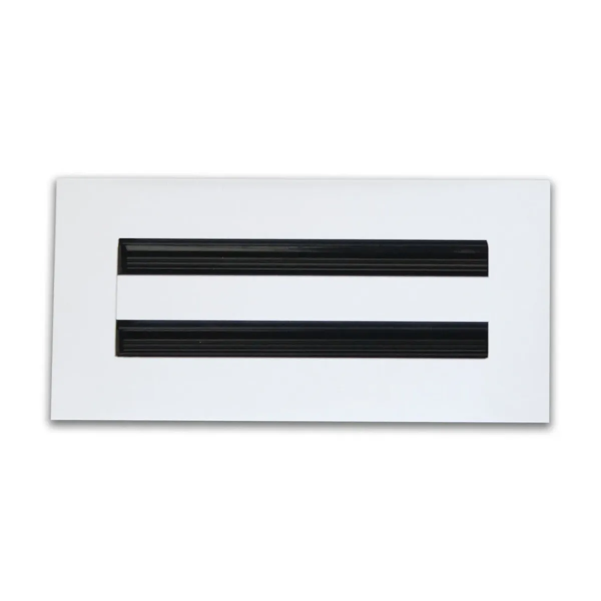 Moderne 10*4" Sleek Grille Diffuser 2 Slot Linear HVAC Air Vent Ceiling Register for Outdoor HVAC Systems Made of Aluminum Alloy