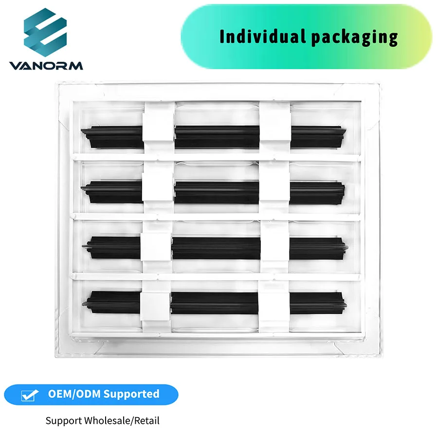10x8 Modern AC Vent Cover Decorative White Aluminum Alloy Air Conditioning Linear Slot Diffuser - Image 6