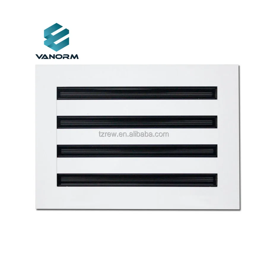 Modern 10x8 AC Vent Cover Decorative White Aluminum Alloy Air Diffuser Standard Linear Slot Floor Installation for Ventilation - Image 5