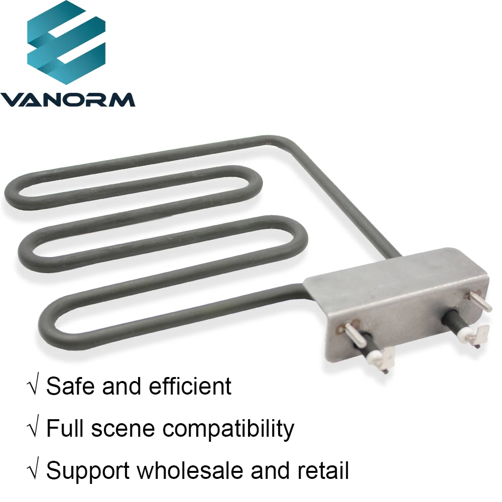 120V 1200W Replacement Stainless Steel Electric Smoker Heating Element Kit Automatic Equipment Belt Baffle Key Motor Component