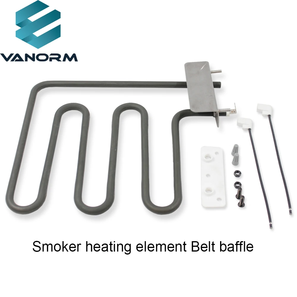 120V 1200W Replacement Stainless Steel Electric Smoker Heating Element Kit Automatic Equipment Belt Baffle Key Motor Component - Image 3