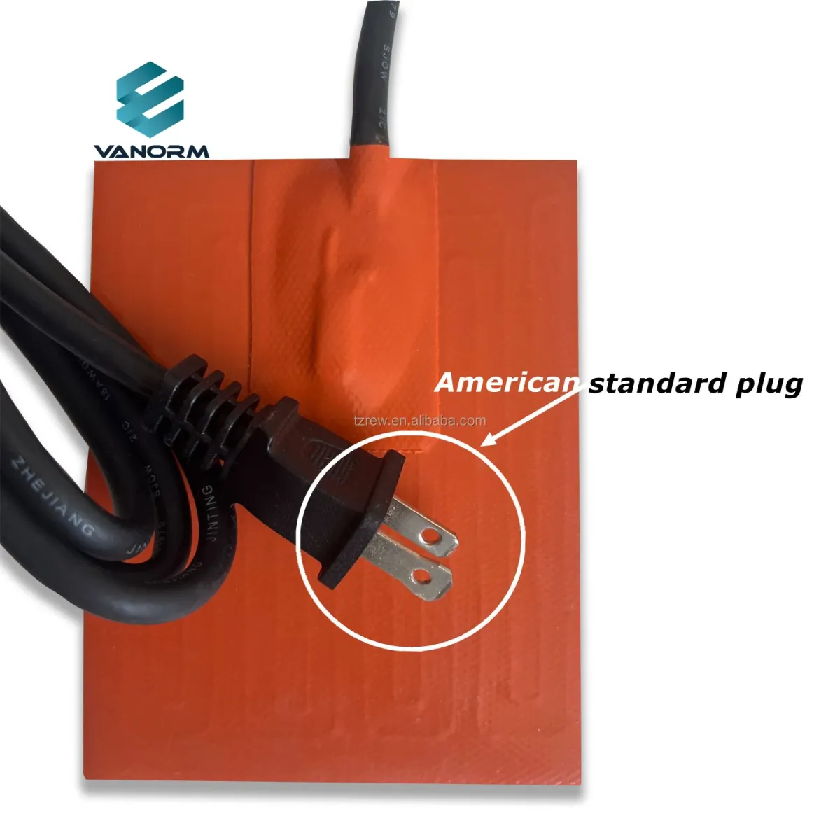 4" x 5" Silicone Engine Block Heater Pad Self-Adhesive Oil Pan Heater 194°F Thermal Protector 120V 150W Car Strip Heater - 图片 6