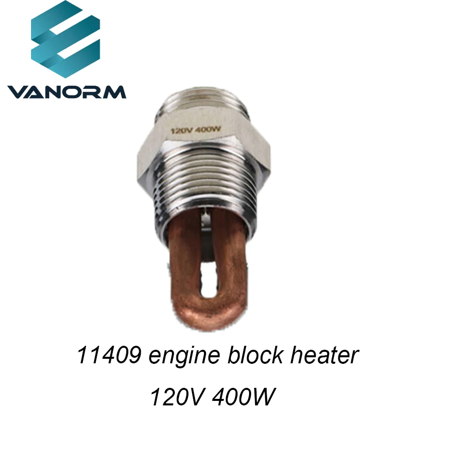 11409 Engine Block Immersion Heater without Wire 3/4" NPT Thread Stainless Steel Adapter 120 Volts 400 Watts Approved - Image 5
