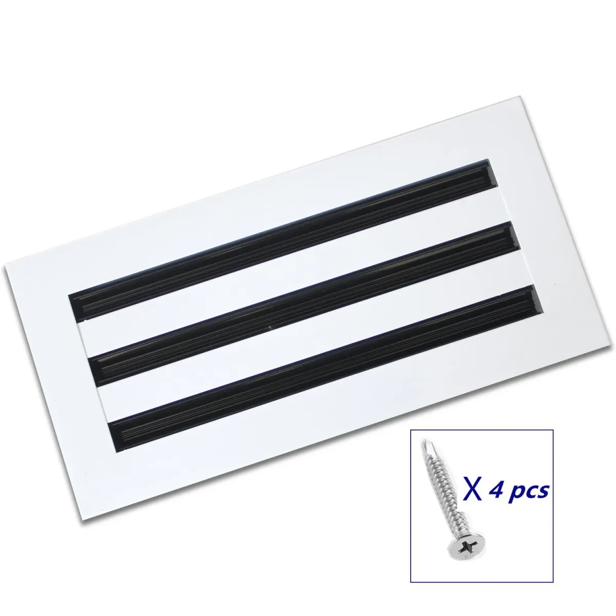 14X6'' Modern Design HVAC Systems Linear Air Vent with 3 Slots Register and Grille Contemporary Ventilation Product - Image 2